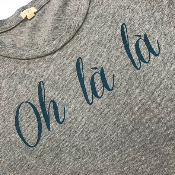J. Crew Factory Oh La La Tee - Picture 3 of 7